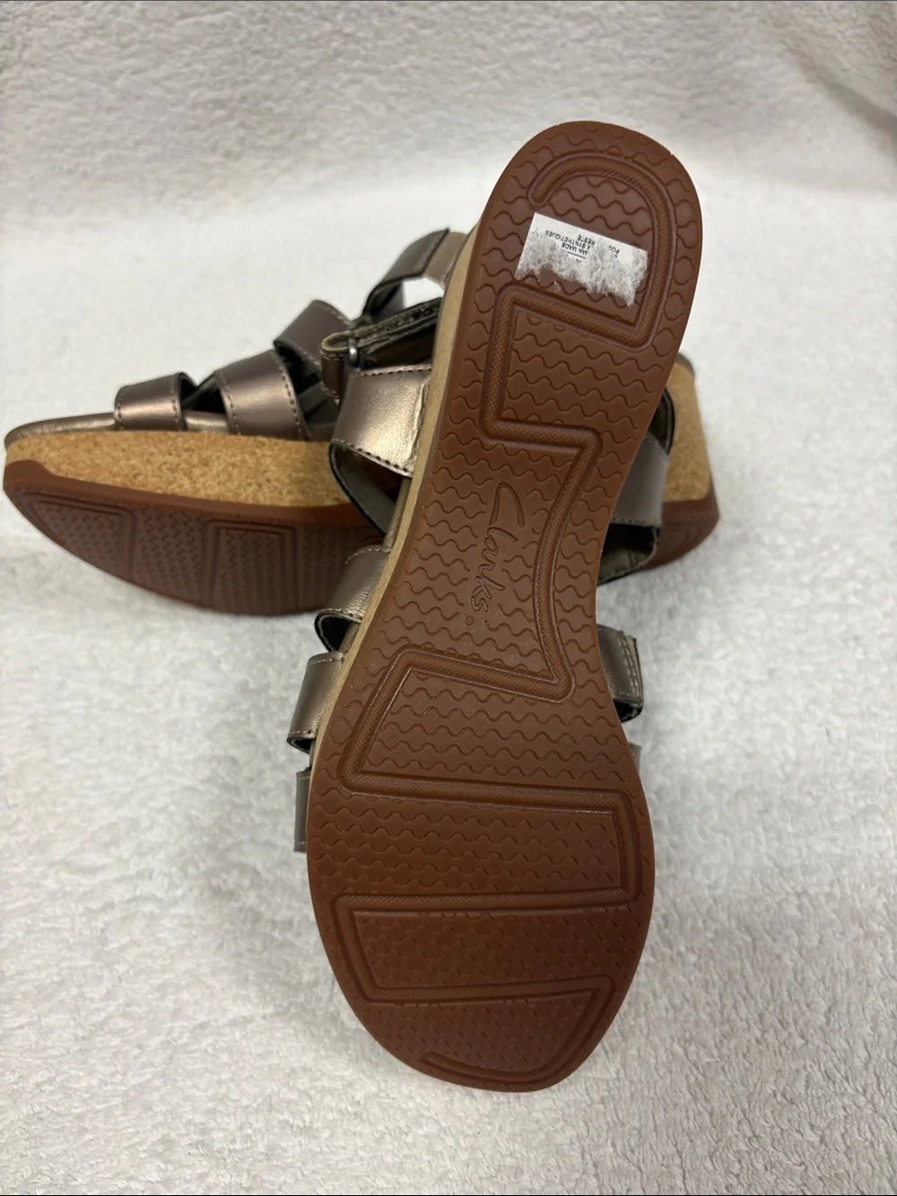 Clarks stylish metallic